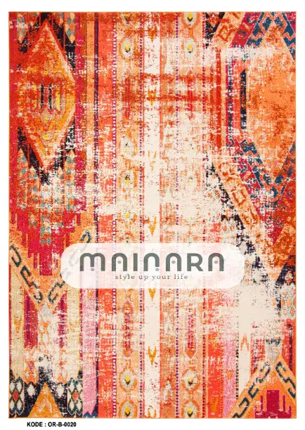 Karpet Bohemian (OR-B-0020) - Orange,Red