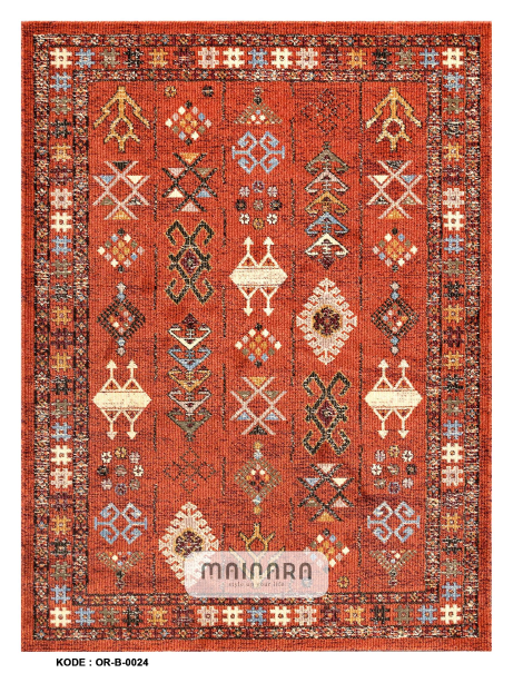 Karpet Bohemian (OR-B-0024) - Orange