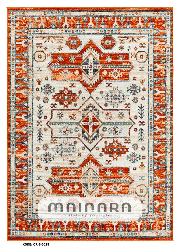 karpet Bohemian (OR-B-0025) - Orange