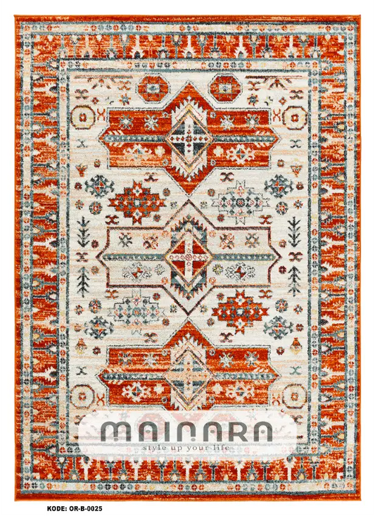 karpet Bohemian (OR-B-0025) - Orange