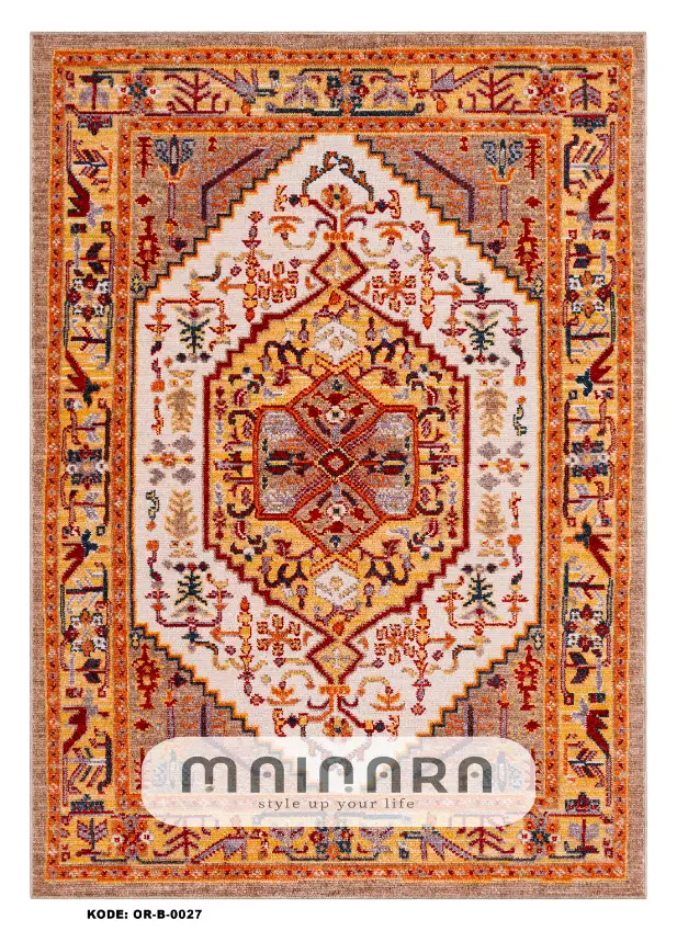 Karpet Bohemian (OR-B-0027) - Orange