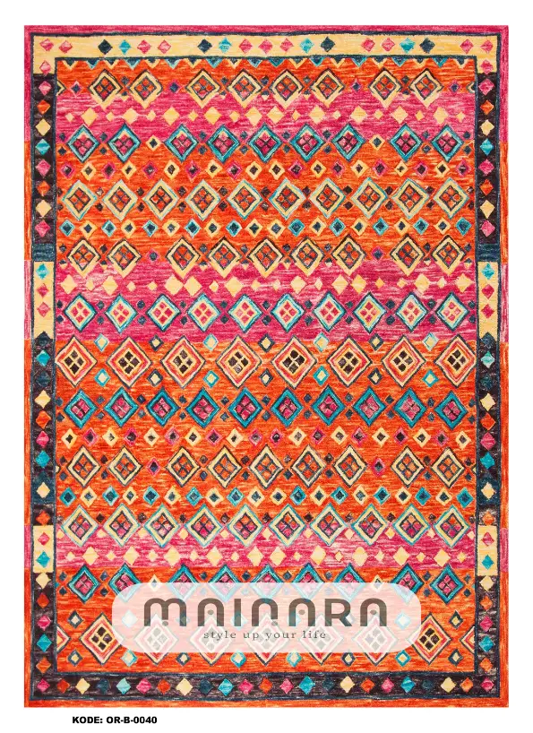 Karpet Bohemian (OR-B-0040) - Orange