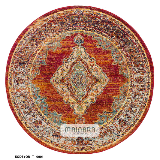 Karpet Tradisional (OR-T-0001) - Orange