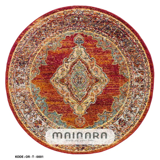 Karpet Tradisional (OR-T-0001) - Orange