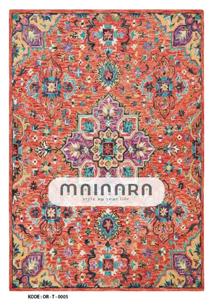 Karpet Tradisional (OR-T-0005) - Orange