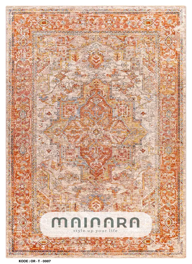 Karpet Tradisional (OR-T-0007) - Orange