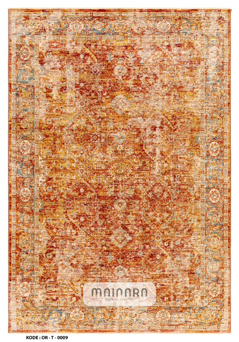 Karpet Tradisional (OR-T-0009) - Orange