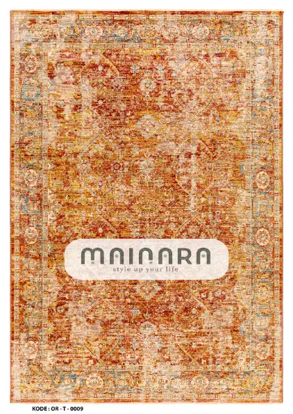 Karpet Tradisional (OR-T-0009) - Orange