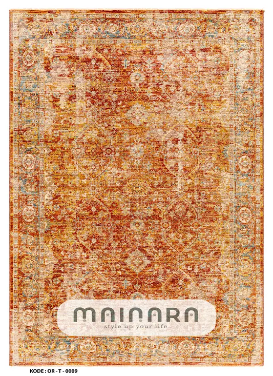 Karpet Tradisional (OR-T-0009) - Orange