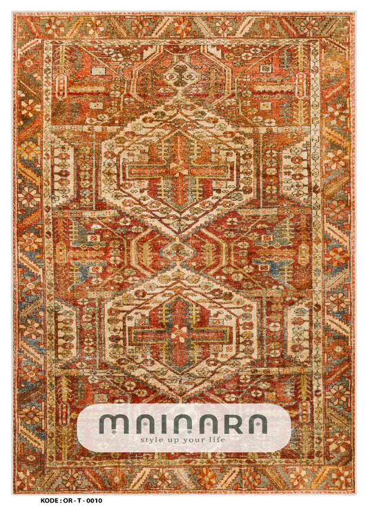 Karpet Tradisional (OR-T-0010) - Orange