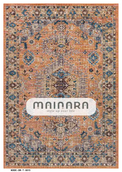 Karpet Tradisional (OR-T-0015) - Orange