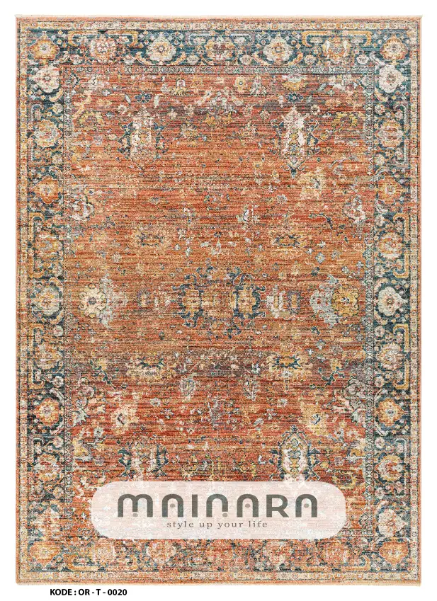 Karpet Tradisional (OR-T-0020) - Orange