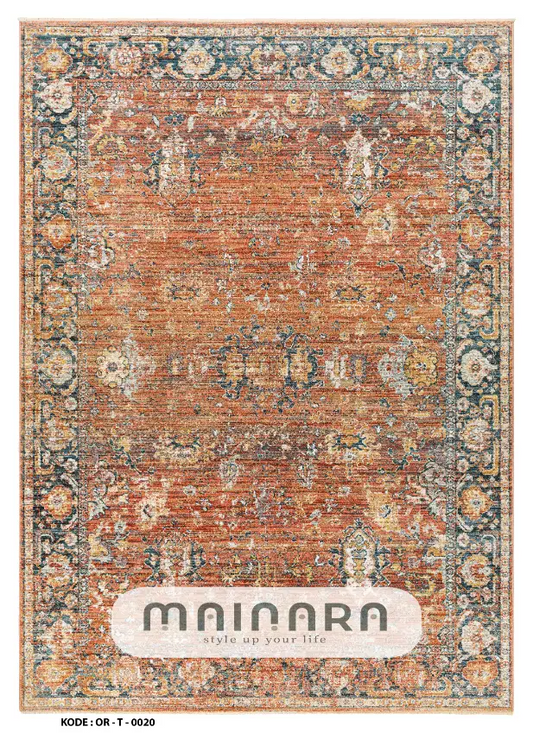 Karpet Tradisional (OR-T-0020) - Orange