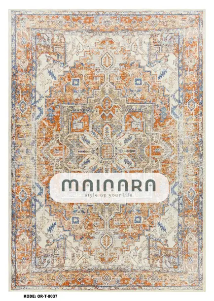 Karpet Tradisional (OR-T-0037) - Orange