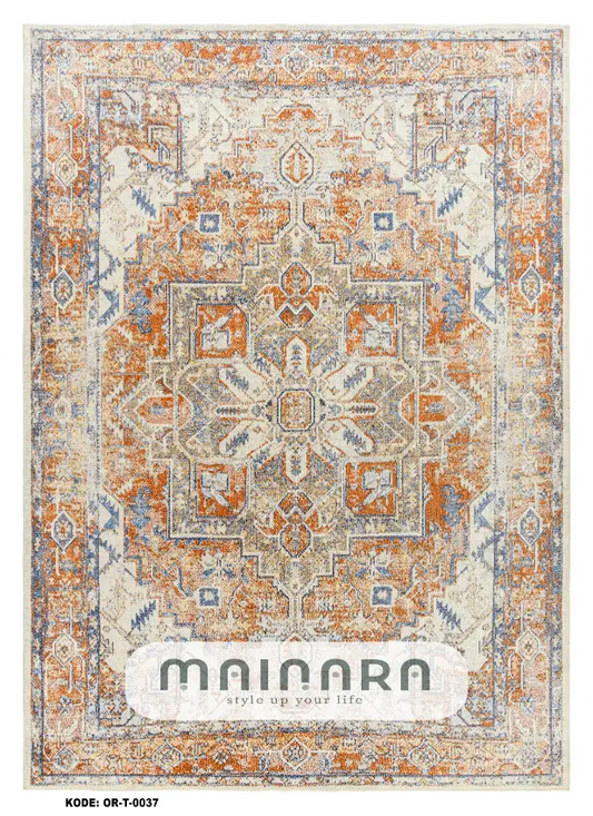 Karpet Tradisional (OR-T-0037) - Orange