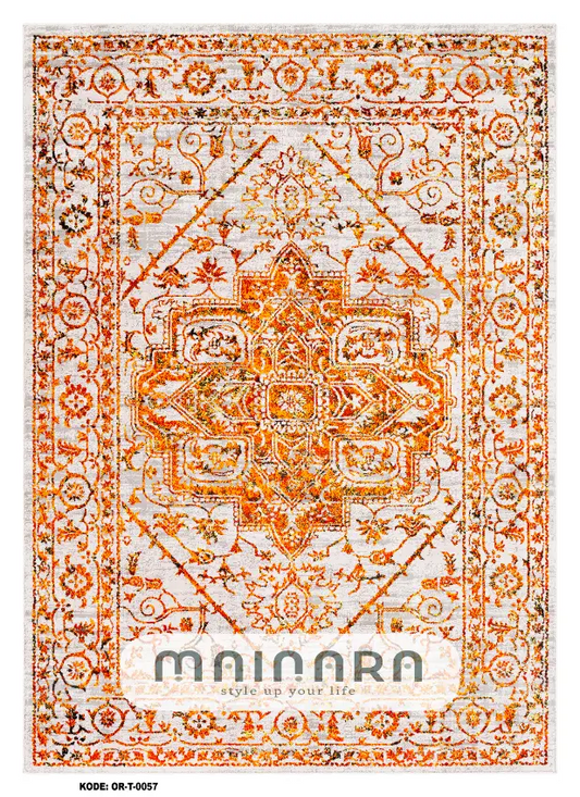 Karpet Tradisional (OR-T-0057) - Orange