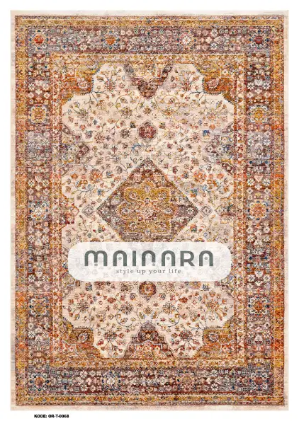 Karpet Tradisional (OR-T-0068) - Orange