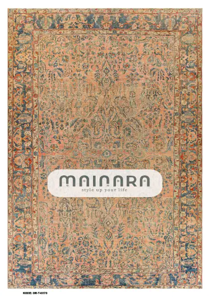 Karpet Tradisional (OR-T-0070) - Orange