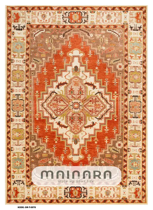 Karpet Tradisional (OR-T-0078) - Orange
