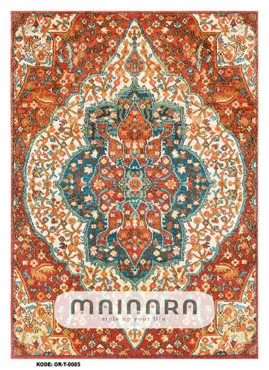 Karpet Tradisional (OR-T-0085) - Orange