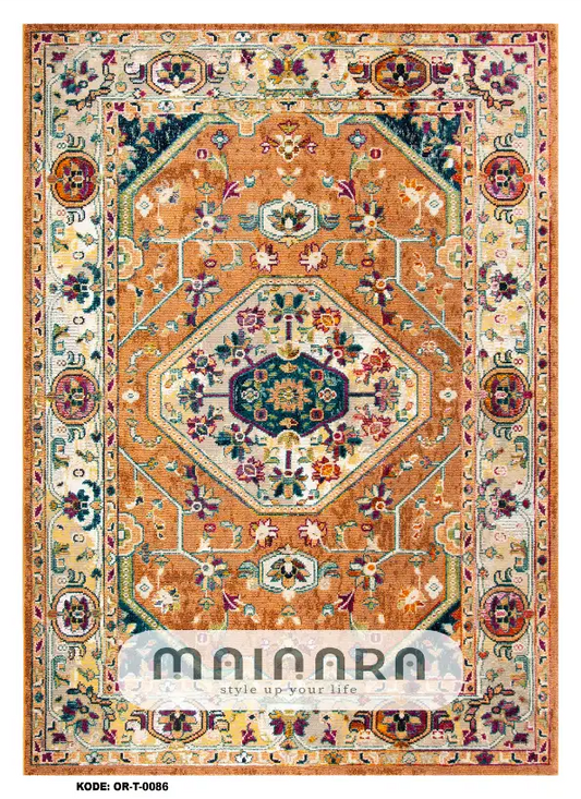 Karpet Tradisional (OR-T-0086) - Orange