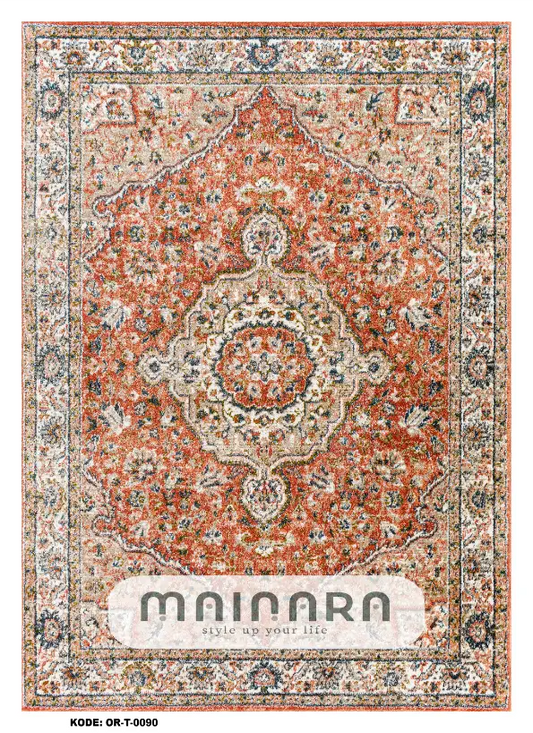Karpet Tradisional (OR-T-0090) - Orange