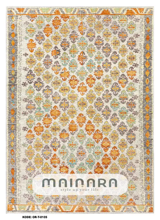 Karpet Tradisional (OR-T-0105) - Orange