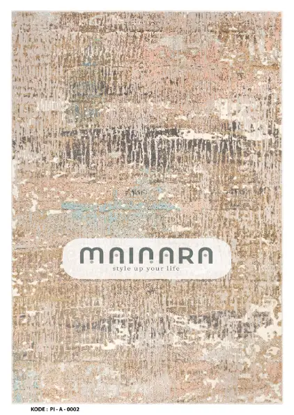 Karpet Abstrak (PI-A-0002) - Pink,Cream,Peach