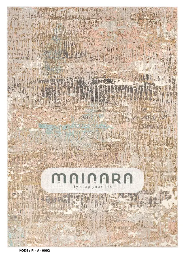 Karpet Abstrak (PI-A-0002) - Pink,Cream,Peach