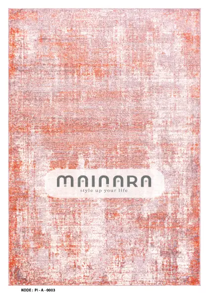 Karpet Abstrak (PI-A-0003) - Pink,Salmon
