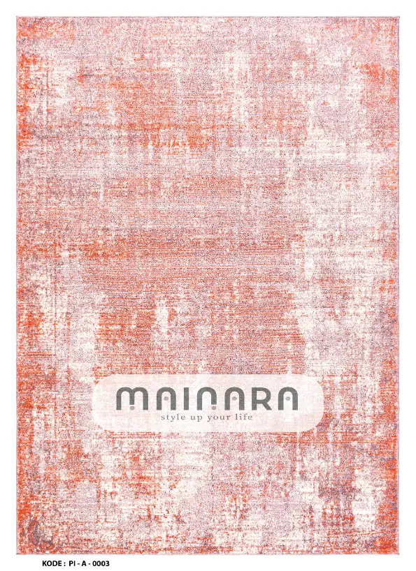 Karpet Abstrak (PI-A-0003) - Pink,Salmon