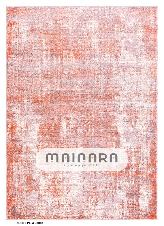 Karpet Abstrak (PI-A-0003) - Pink,Salmon