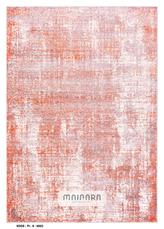 Karpet Abstrak (PI-A-0003) - Pink,Salmon