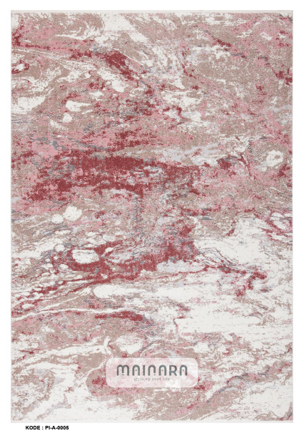 Karpet Abstrak (PI-A-0005) - Pink,Peach