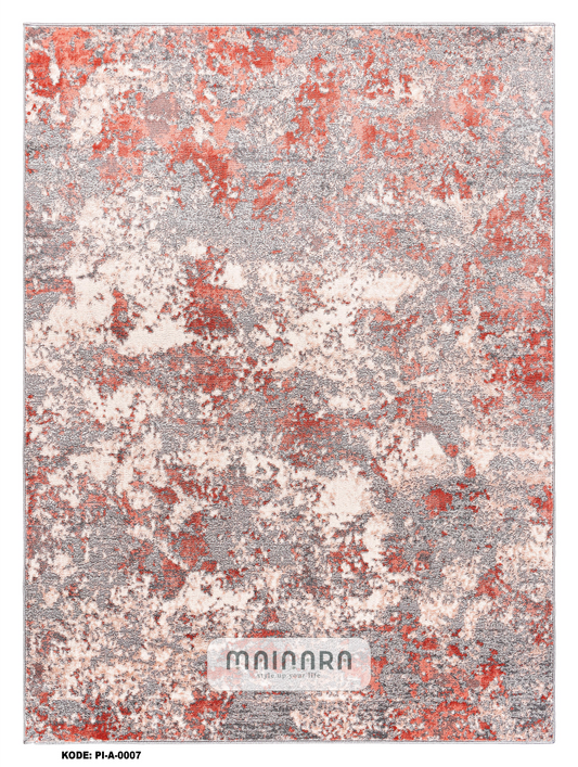 Karpet Abstrak (PI-A-0007) - Pink,Peach