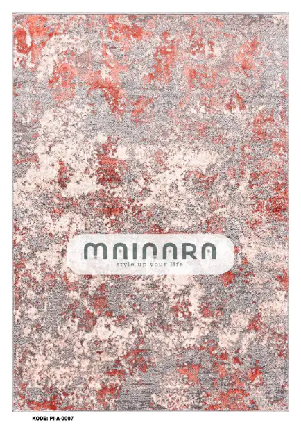 Karpet Abstrak (PI-A-0007) - Pink,Peach