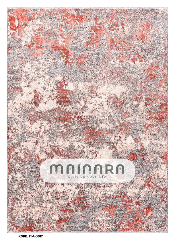 Karpet Abstrak (PI-A-0007) - Pink,Peach