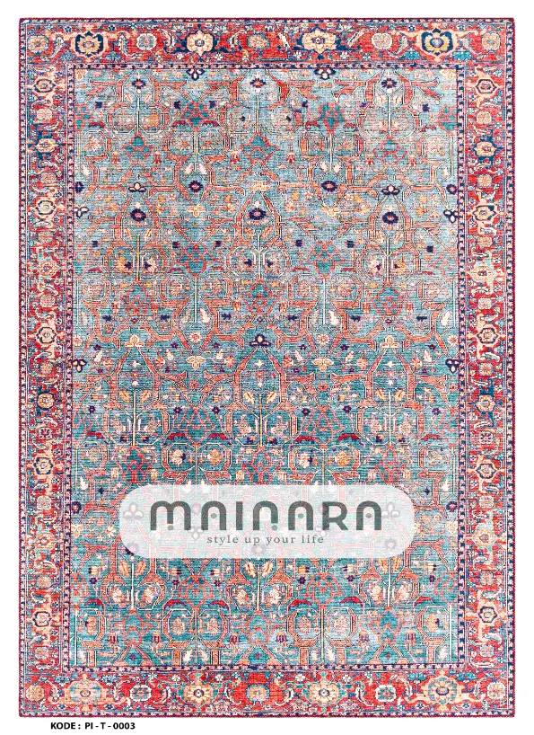 Karpet Tradisional (PI-T-0003) - Pink,Blue
