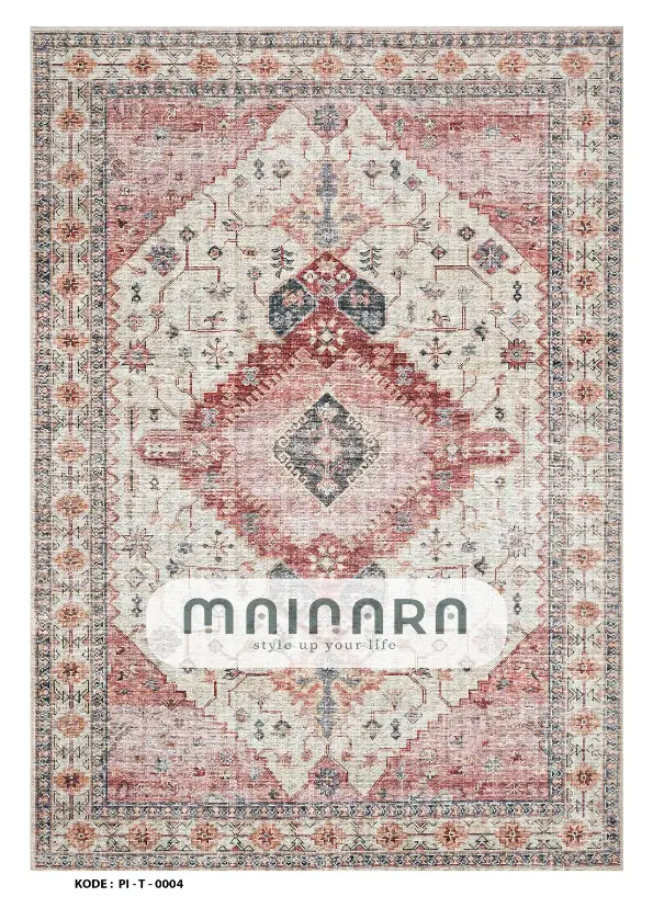 Karpet Tradisional (PI-T-0004) - Pink,Salmon