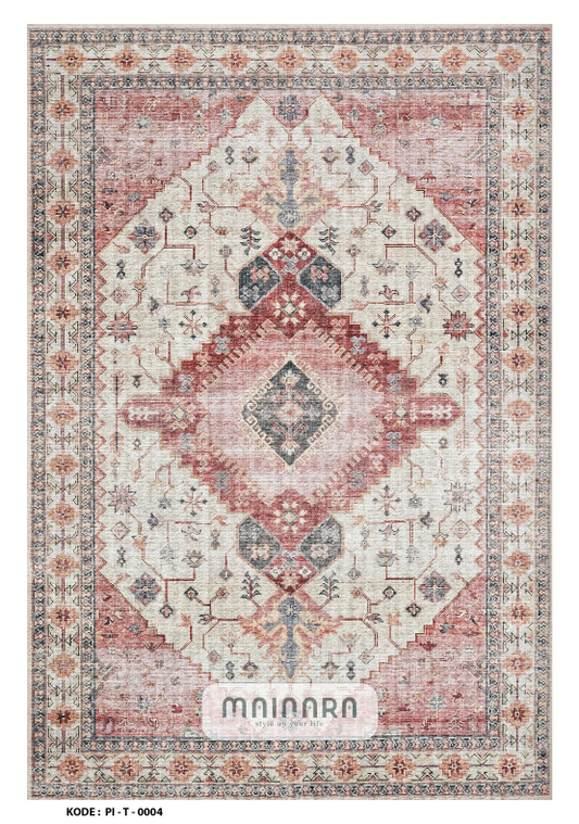 Karpet Tradisional (PI-T-0004) - Pink,Salmon