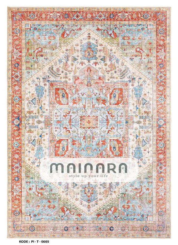 Karpet Tradisional (PI-T-0005) - Pink,Salmon