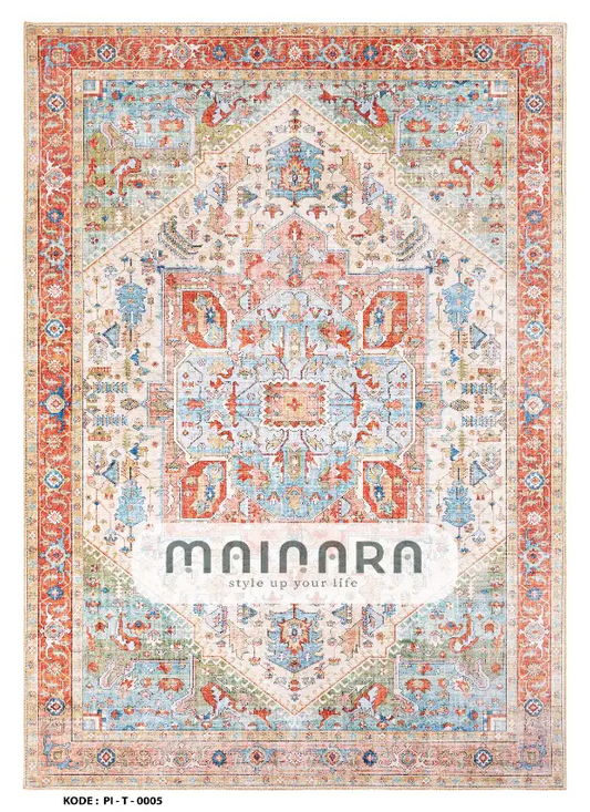 Karpet Tradisional (PI-T-0005) - Pink,Salmon