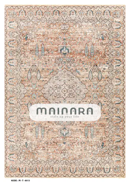 Karpet Tradisional (PI-T-0013) - Pink,Peach