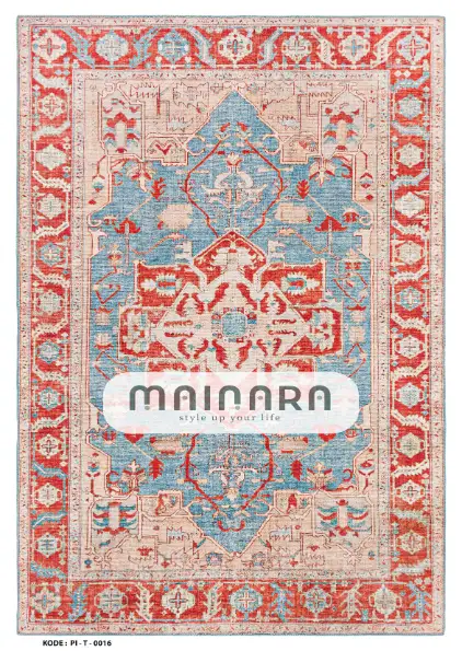 Karpet Tradisional (PI-T-0016) - Pink,Peach
