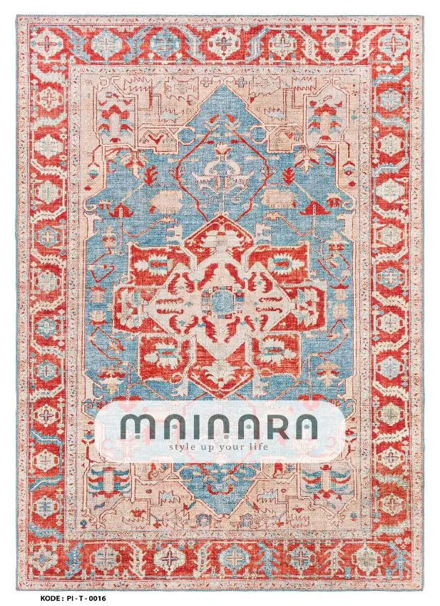 Karpet Tradisional (PI-T-0016) - Pink,Peach