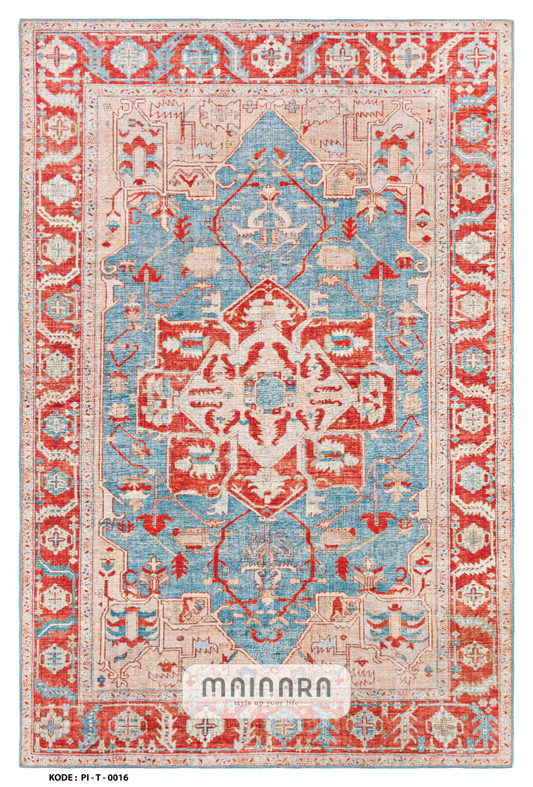 Karpet Tradisional (PI-T-0016) - Pink,Peach