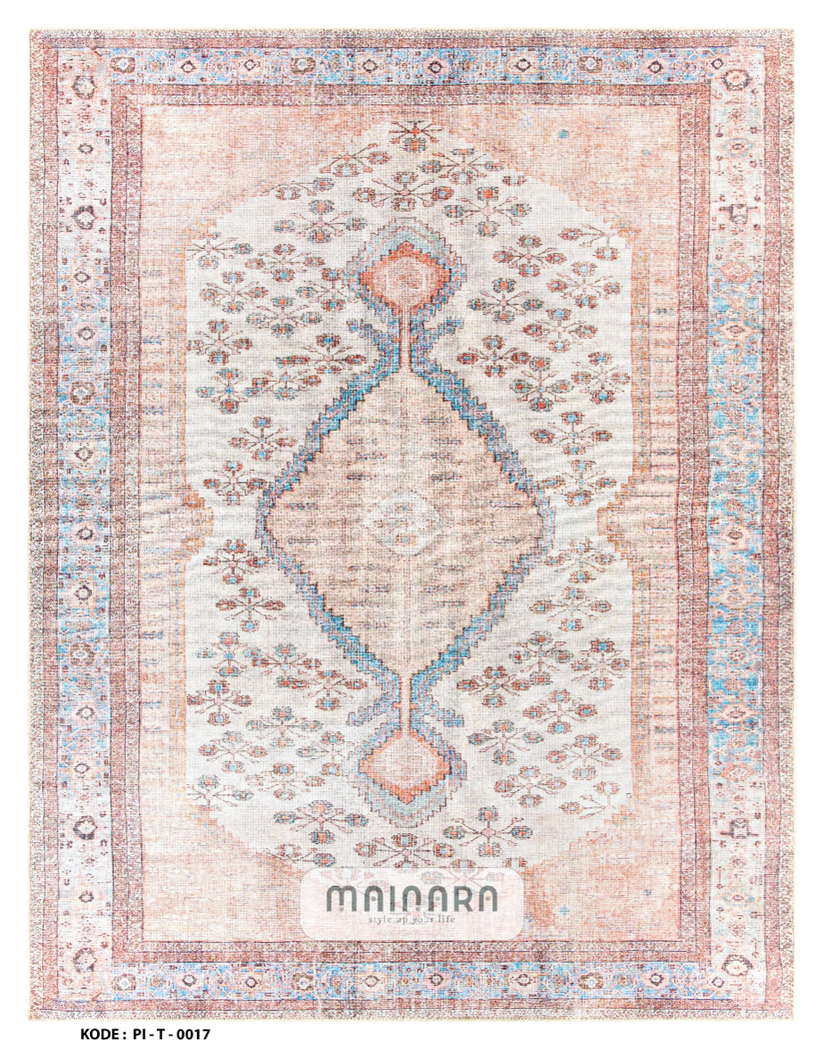 Karpet Tradisional (PI-T-0017) - Pink,Peach