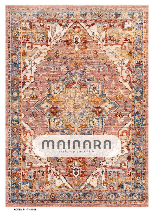 Karpet Tradisional (PI-T-0018) - Pink ,Peach