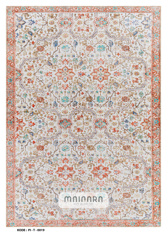 Karpet Tradisional (PI-T-0019) - Pin,Peach