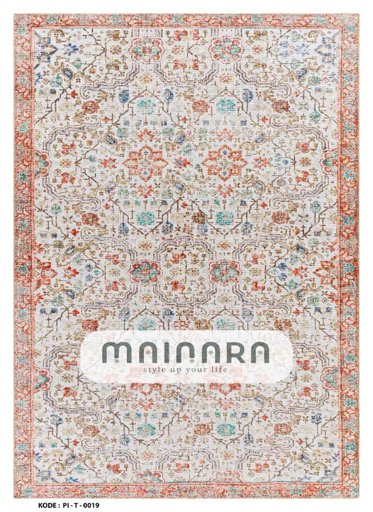 Karpet Tradisional (PI-T-0019) - Pin,Peach
